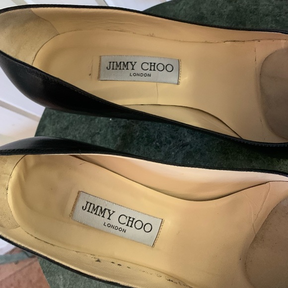 SOLD Jimmy Choo kitten heel black pumps - Picture 4 of 10